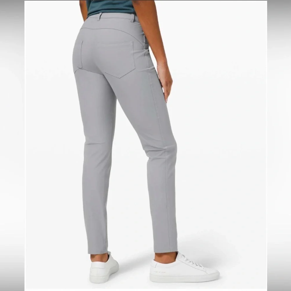 Lululemon City Sleek 5 Pocket Pant Size 4 Rhino Grey